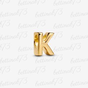 Pandora Letter K Alphabet Charm